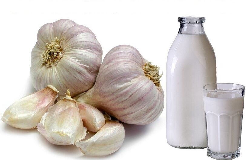 Ail avec du lait
